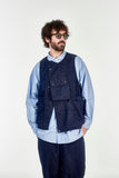 norbit / Light OZ Denim Field Vest/HNVT-027
