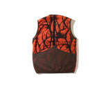 norbit / HORN TREE PRINT WOOL BOA VEST / HNVT-013