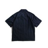 norbit / Indigo Jacquard Panel Shirt / HNSH-013