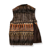 norbit / PRINT MIDDLE LAYER DOWN VEST/HNDN-025