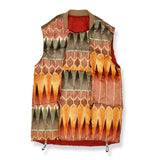 norbit / PRINT MIDDLE LAYER DOWN VEST/HNDN-025