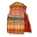 norbit / PRINT MIDDLE LAYER DOWN VEST/HNDN-025