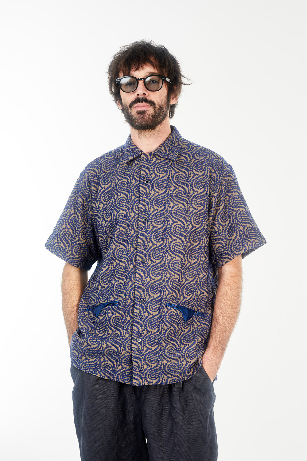 norbit / GAUZE EMB SHIRT/HNSH-039