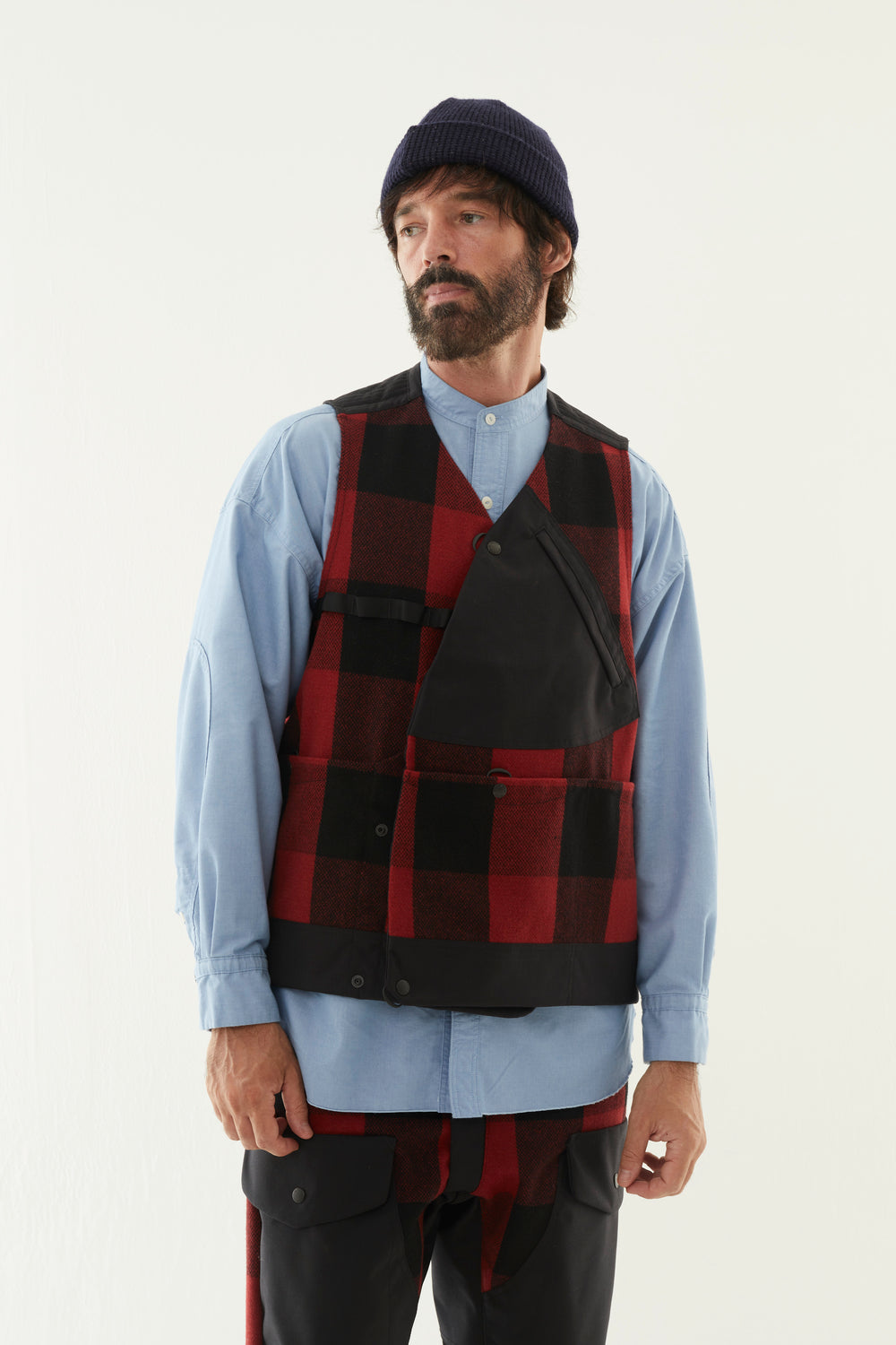 norbit / Buffalo Check Bush Hike Vest/HNVT-029
