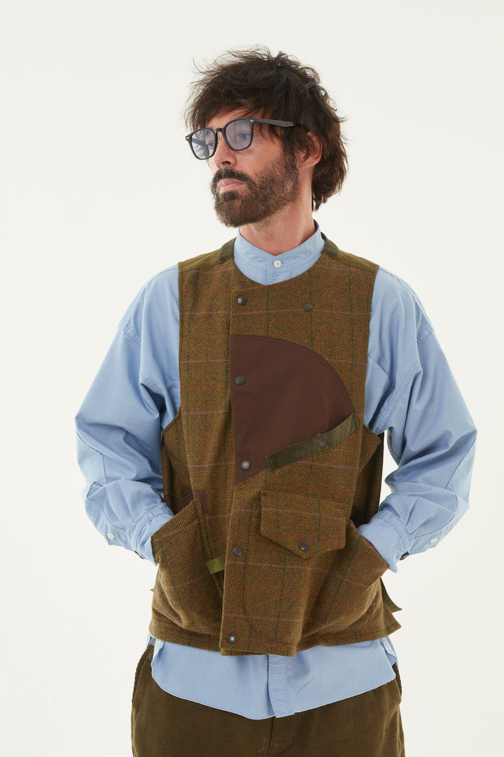 norbit / Moon Tweed 3Layered Vest/HNVT-031