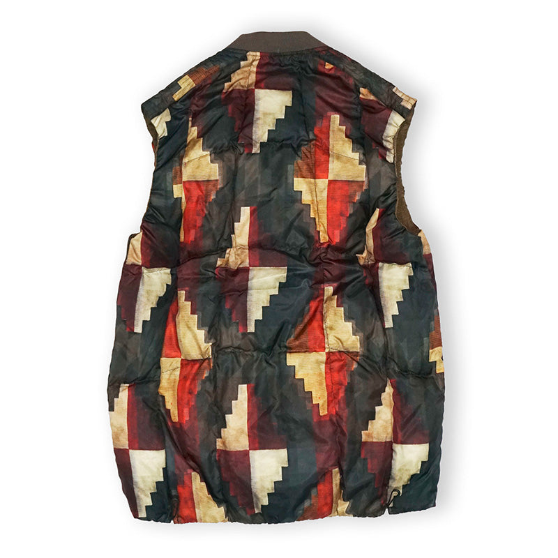 norbit / Print Middle Layer Down Vest/HNDN-030