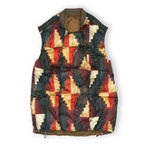 norbit / Print Middle Layer Down Vest/HNDN-030