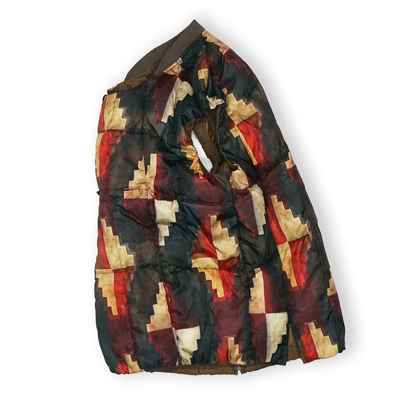 norbit / Print Middle Layer Down Vest/HNDN-030