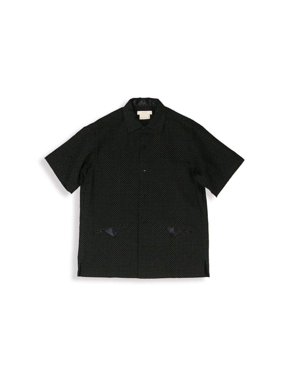 norbit / SASHIKO PRINT SHORT SLEEVE SHIRT / HNSH-033