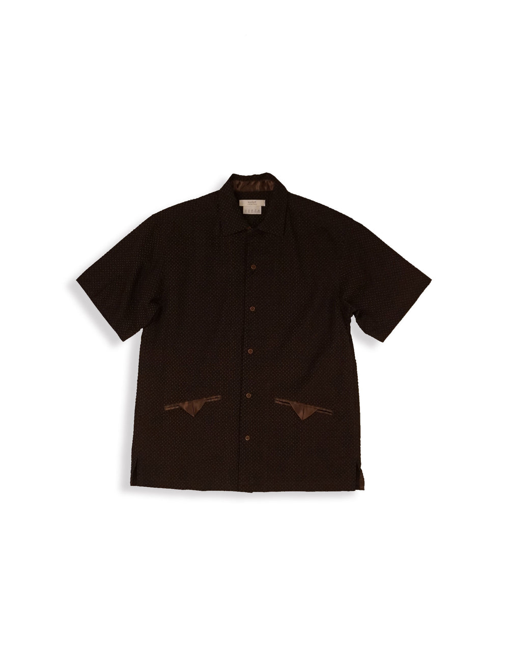 norbit / SASHIKO PRINT SHORT SLEEVE SHIRT / HNSH-033