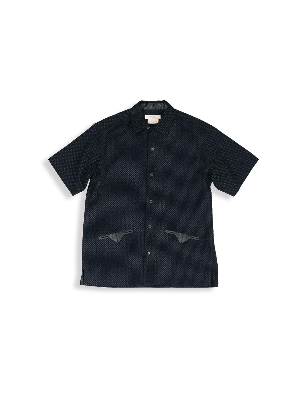 norbit / SASHIKO PRINT SHORT SLEEVE SHIRT / HNSH-033