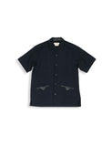 norbit / SASHIKO PRINT SHORT SLEEVE SHIRT / HNSH-033