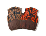 norbit / HORN TREE PRINT WOOL BOA VEST / HNVT-013