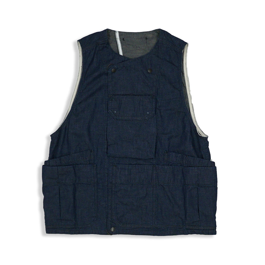 norbit / Light OZ Denim Field Vest/HNVT-027