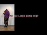 norbit / MIDDLE LAYER DOWN VEST/HNDN-022
