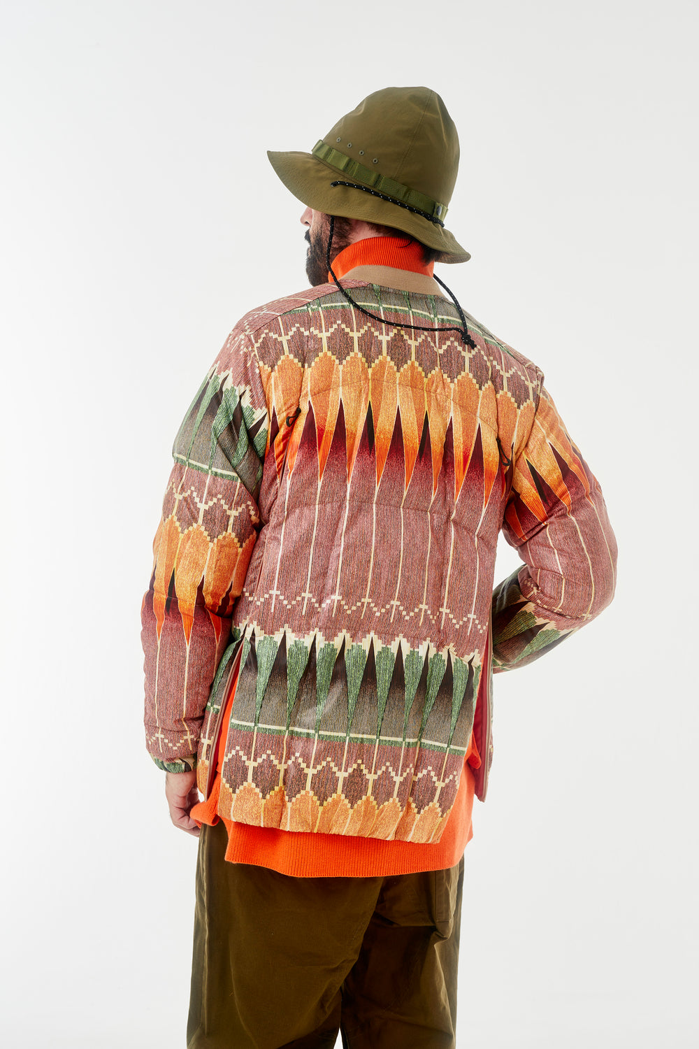 norbit / PRINT MIDDLE LAYER DOWN JACKET/HNDN-024