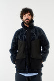 norbit / HORN TREE PRINT WOOL BOA JACKET/HNJK-053