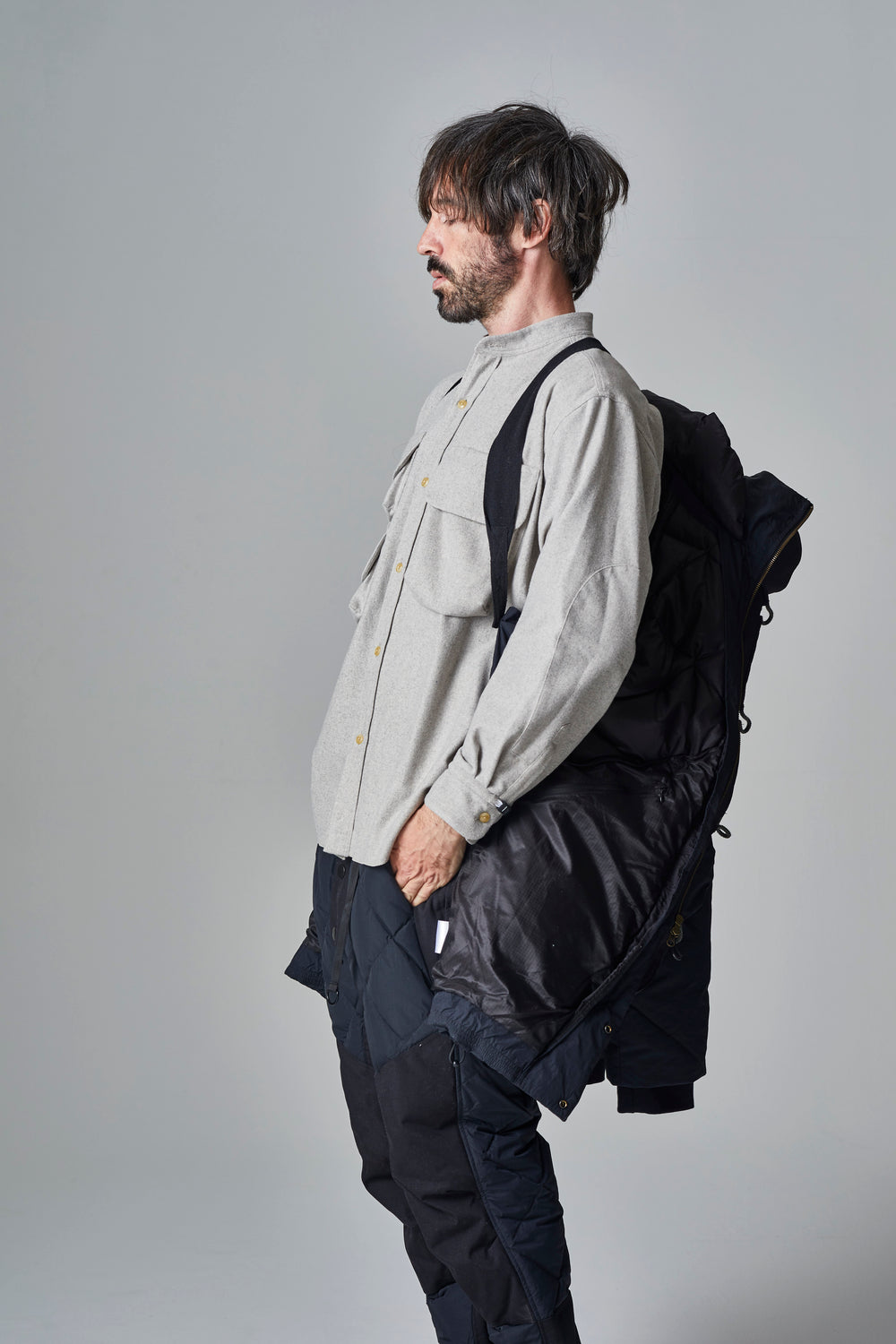 norbit / TOGGLE GRADATION QUILT DOWN/HNDN-016