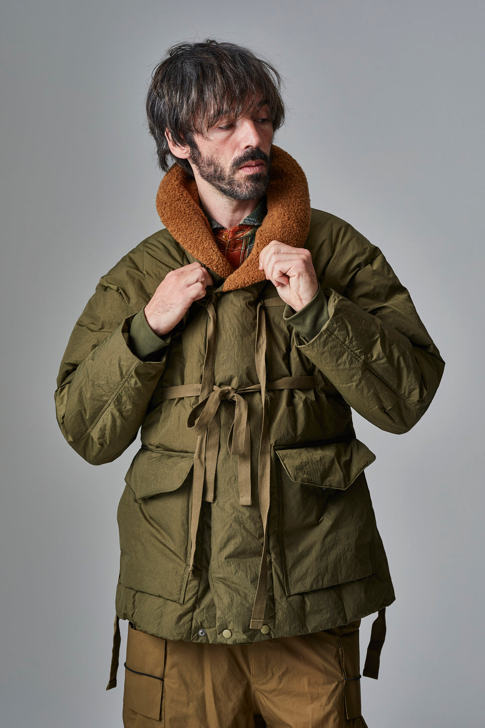 norbit / SHAWL COLLAR BOA DOWN JACKET/HNDN-009