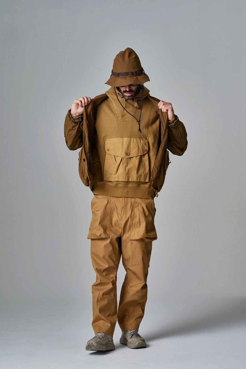 norbit / SHAWL COLLAR SWEAT HOODIE/HNCS-014