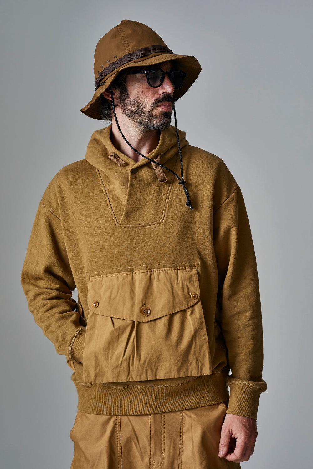 norbit / SHAWL COLLAR SWEAT HOODIE/HNCS-014