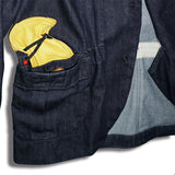 FLAME RETARDANT DENIM TOGGLE COVERALL/HNJK-034