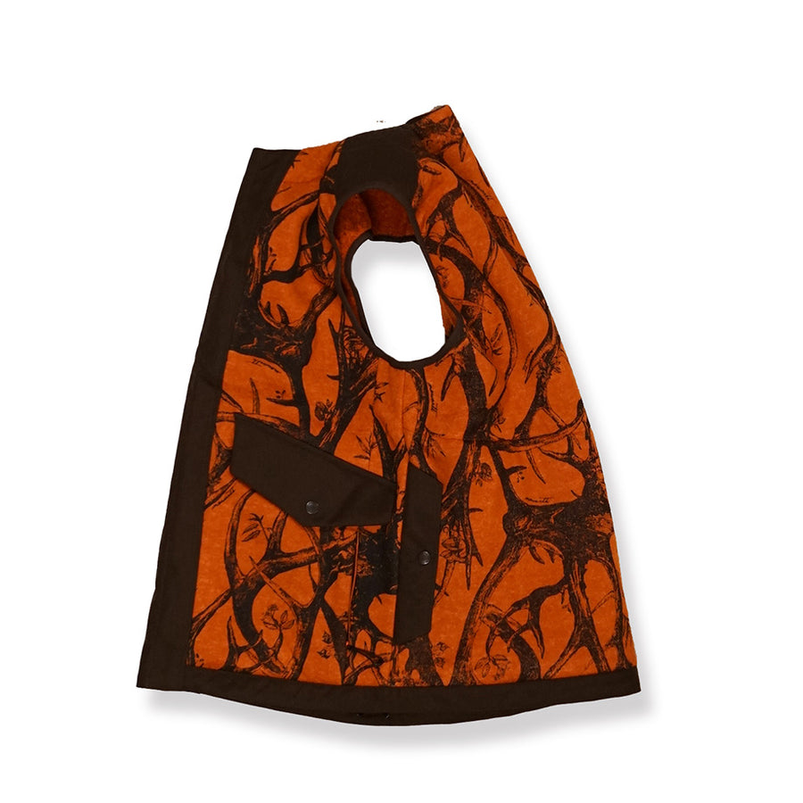 norbit / HORN TREE PRINT WOOL BOA VEST/HNVT-024 – RAISON D'ETRE