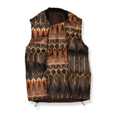 norbit / PRINT MIDDLE LAYER DOWN VEST/HNDN-025